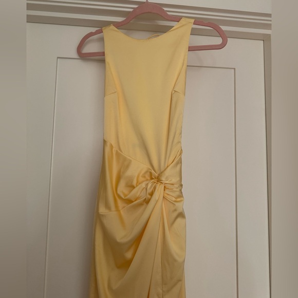 abercrombie yellow high neck maxi dress - Picture 4 of 7